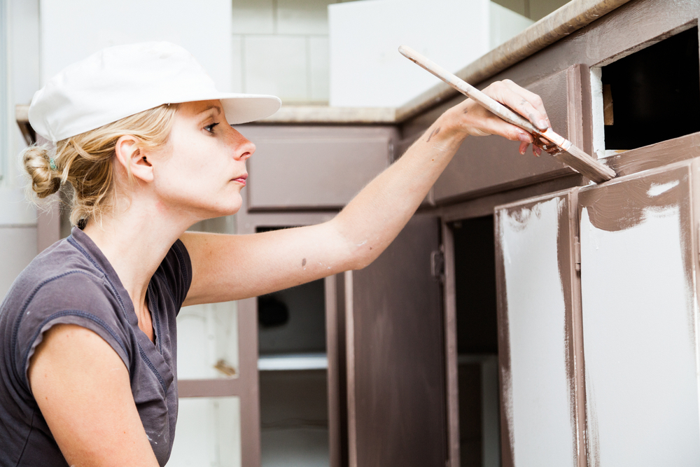 painting kitchen cabinets Cabinet Refinishing Edmonton Alberta
